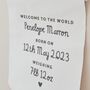'Welcome To The World' Wall Hanging, thumbnail 2 of 3