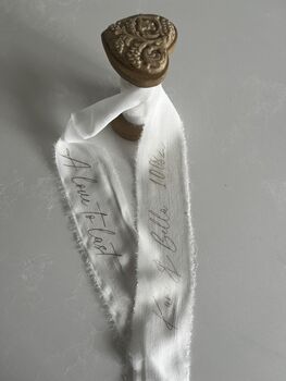 Personalised Bridal Bouquet Ribbon, 5 of 5