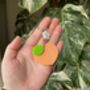 Fruit Keyring With Lemon, Strawberry Or Peach Charm, thumbnail 7 of 9