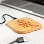 Personalised Work Save Travel Repeat Wireless Charger, thumbnail 4 of 6