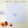Purple Butterfly Heart Mum Birthday Card, thumbnail 4 of 12