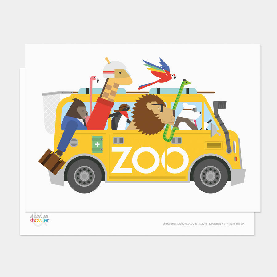 Zoo Escape Postcard