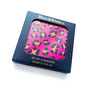 Pink Leopard Print Coasters Set Round Heat Resistant, thumbnail 4 of 7