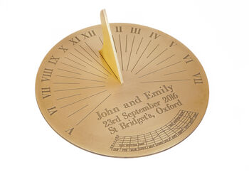 Personalised Kepler Brass Sundial, 4 of 5