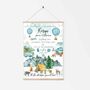 Personalised Keepsake Birth Print Wilderness Explorer, thumbnail 2 of 4