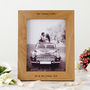 Personalised Solid Oak Photo Frame, thumbnail 2 of 10