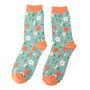 Ditsy Floral Bamboo Socks, thumbnail 1 of 4