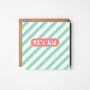 Personalised 90's Kid Candy Stripes Birthday Card, thumbnail 1 of 2