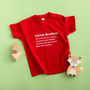 Little Brother Definition T Shirt, thumbnail 1 of 4