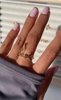Gold Plated Constellation Star Sign Rings, 6 of 12