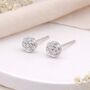Sterling Silver Rose Stud Earrings – 6mm, thumbnail 3 of 11