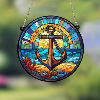 Seaside Nature Stained Glass Effect Suncatcher, 3 of 12