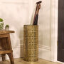 Gold Lattice Umbrella Stand, thumbnail 1 of 4