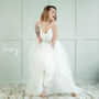 Ivory Tulle Wedding Skirt | Maxi Tutu Bridal Skirt, thumbnail 7 of 12