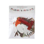 Winter Robin 'Merry And Bright' Paper Banner Decoration, thumbnail 1 of 2