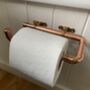 Handmade Copper Toilet Roll Dispenser, Holder, thumbnail 6 of 8
