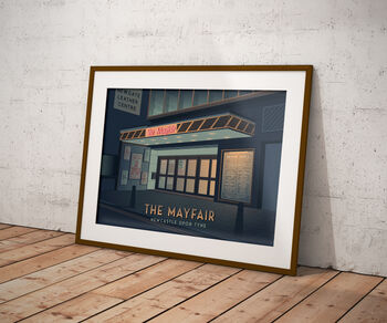 The Mayfair Ballroom Newcastle Travel Poster Art Print, 5 of 8