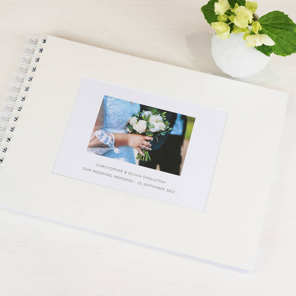 Personalised Wedding Memory Book Or Album: A4, 1 of 4