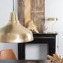 Large Brass Pendant Lamp, thumbnail 2 of 6