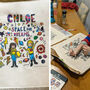 Personalised Colour It In Craft Sack, thumbnail 4 of 12