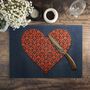 Valentines Heart Chopping Board Trivet, thumbnail 1 of 10