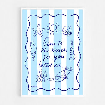 Gone To The Beach Print, 5 of 6