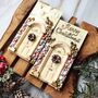 Christmas Chocolate Door With Wreath, Personalised Gift, thumbnail 6 of 9