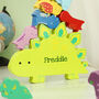 Personalised Name Wooden Stacking Dinosaur Toy, thumbnail 4 of 7
