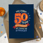 Funny 50th ‘Childhood’ Milestone Birthday Card, thumbnail 1 of 3