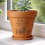 Personalised New Home Terracotta Plant Pot For Family, thumbnail 3 of 3