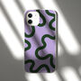 Purple Swirl Biodegradable Phone Case, thumbnail 8 of 8