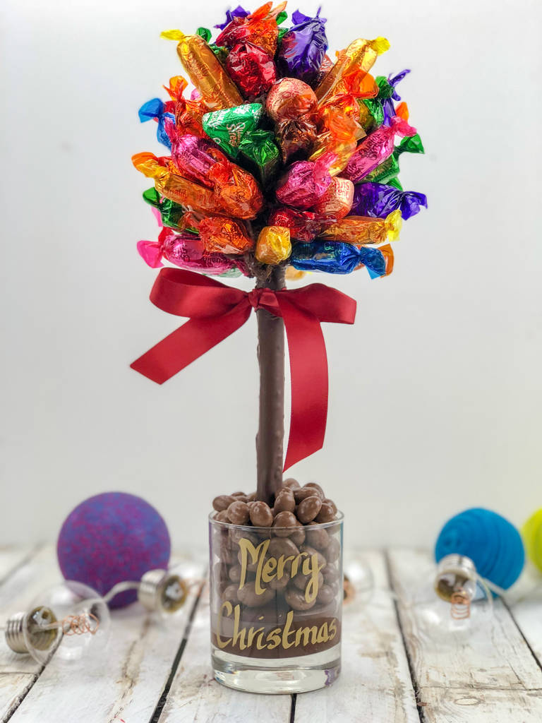 edible chocolate tree, covered with quality street by sweet trees ...
