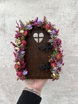 Dried Flower Fairy Door, 3 of 5