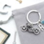Motorbike Personalised Keyring Biker Gift. Motorbike Present For Him, thumbnail 4 of 9