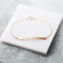 Personalised Gold Fill Stacking Bar Bracelet Set, thumbnail 3 of 4