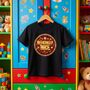 Officially Nice Children’s Christmas T Shirt – Handmade Festive Gift, thumbnail 2 of 7