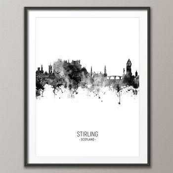 Stirling Skyline Portrait Print And Box Canvas, 4 of 5