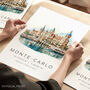 Monte Carlo Monaco Travel Print, thumbnail 1 of 7