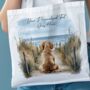 Personalised Golden Retriever Dog Beach Walk Collection, thumbnail 7 of 8