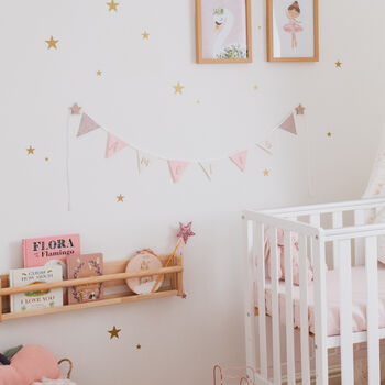 Personalised Rose Gold And Pink Bunting, 3 of 10