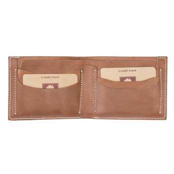 Men's Rugged Thick Leather Wallet, 3 of 12