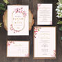 Blossom Wedding Invitations Set With Inserts Sample, thumbnail 5 of 5