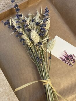 Dried Lavender And Natural Dried Flowers Letterbox Gift, 4 of 4