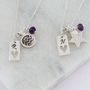Personalised Zodiac And Silver Tag Charm Necklace, thumbnail 8 of 12
