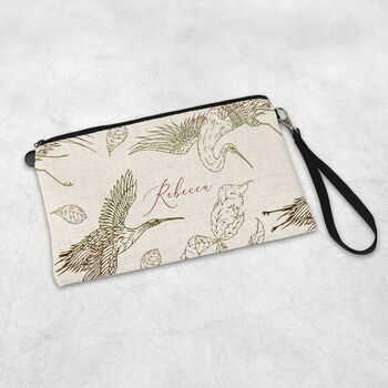 Bird/Nature Inspired Cosmetic Bag, 4 of 5
