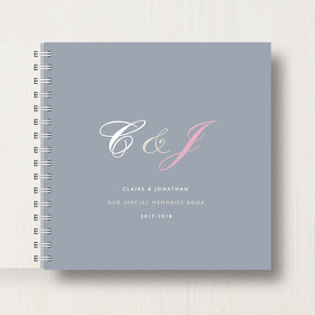 Personalised Couples Memory Book Or Album, 9 of 12