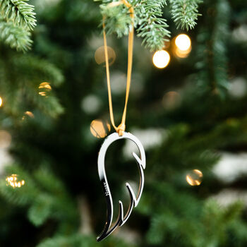 Angel Wing Decoration In Gold Or Silver, 8 of 10