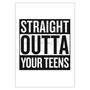 Personalised 'Straight Outta Compton' Birthday Print, thumbnail 3 of 11