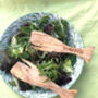 Olive Wood Whale Salad Servers, thumbnail 1 of 6