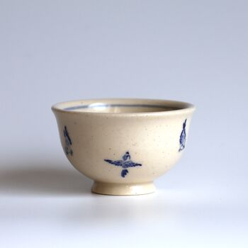 Handpainted Birds And Bug Teacup, 4 of 7